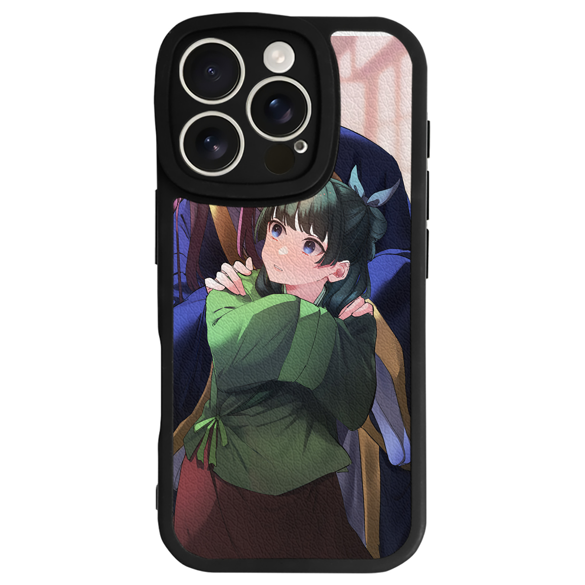 （画像用） 薬屋のひとりごと The Apothecary Diaries 【iPhone 16シリーズ対応】シリコンスマホケース（レザー調） 材質：シリコン
